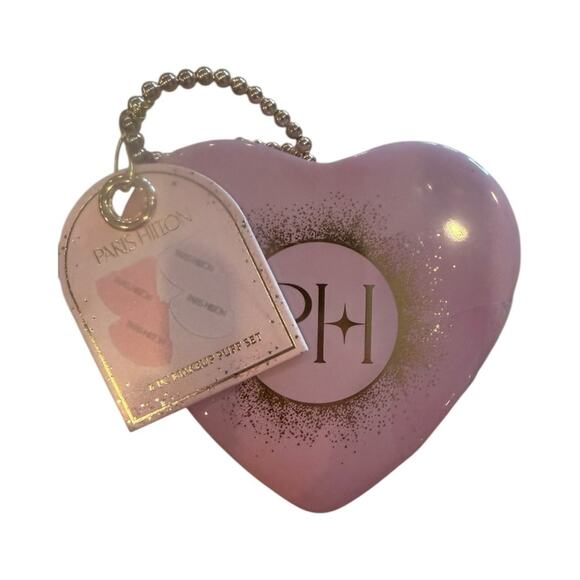 NWT Paris Hilton Shadow Palette, mirror, and Makeup Puff Set NWT - Picture 7 of 7